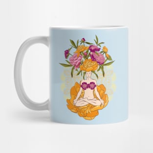 Yoga Flowers #3 Mug